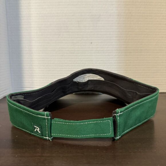 Hurst Farm Supply Golf Visor Adjustable Hook & Loop Strap Hat Gray Green Farm - Picture 5 of 11